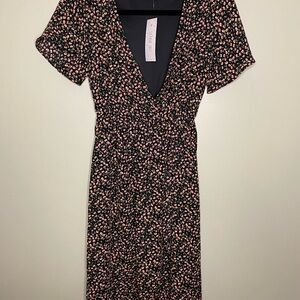 Sienna Sky Floral Black Dress- XS- NWT